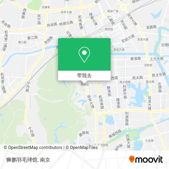 狮鹏羽毛球馆地图