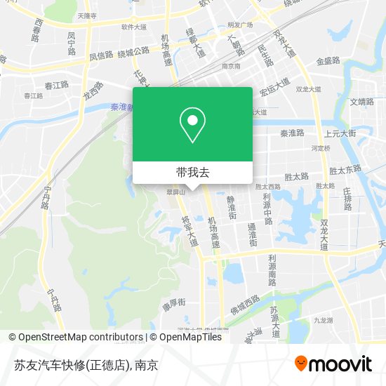 苏友汽车快修(正德店)地图