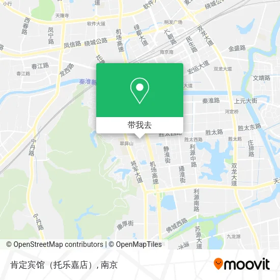 肯定宾馆（托乐嘉店）地图