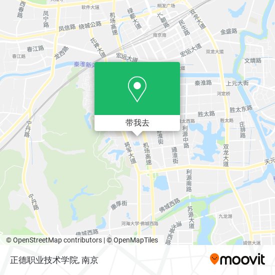 正德职业技术学院地图