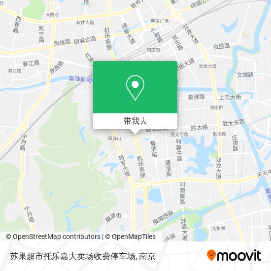 苏果超市托乐嘉大卖场收费停车场地图