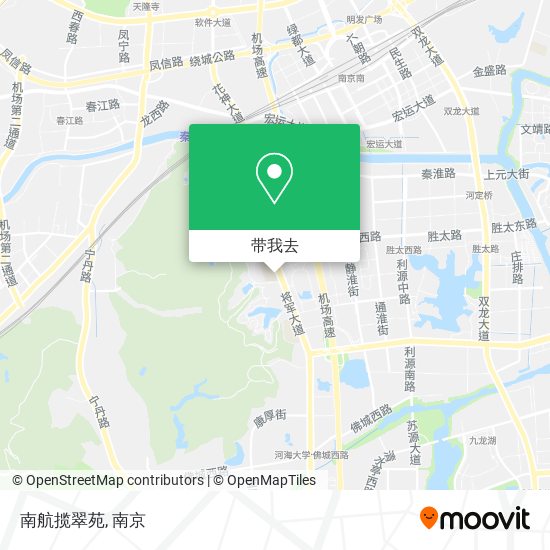 南航揽翠苑地图