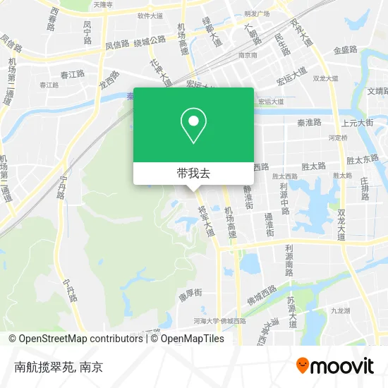南航揽翠苑地图