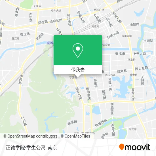 正德学院-学生公寓地图