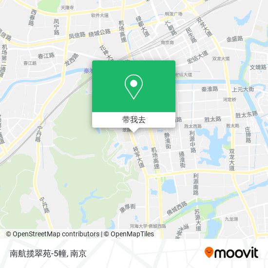 南航揽翠苑-5幢地图