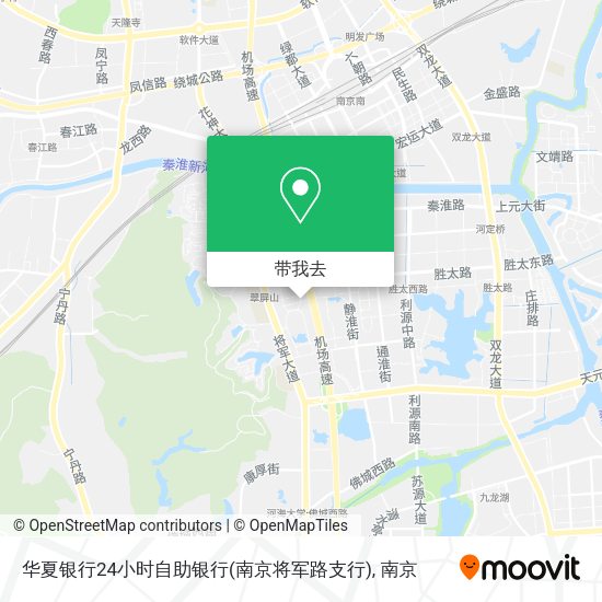 华夏银行24小时自助银行(南京将军路支行)地图