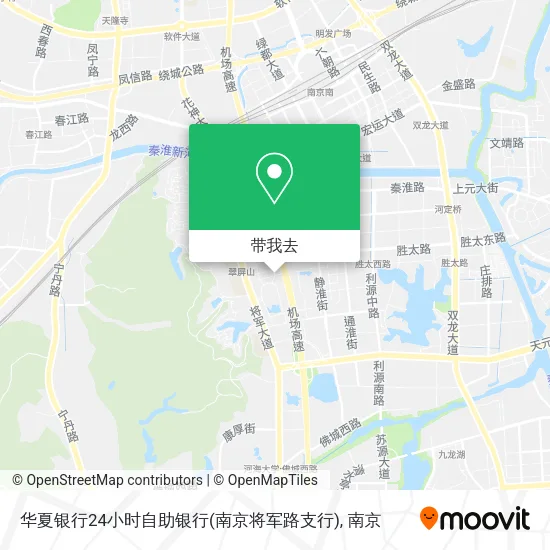 华夏银行24小时自助银行(南京将军路支行)地图