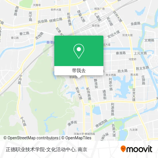 正德职业技术学院-文化活动中心地图