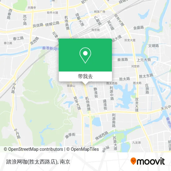 踏浪网咖(胜太西路店)地图
