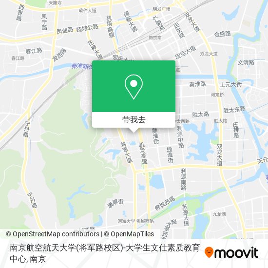 南京航空航天大学(将军路校区)-大学生文仕素质教育中心地图