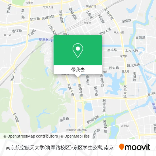 南京航空航天大学(将军路校区)-东区学生公寓地图