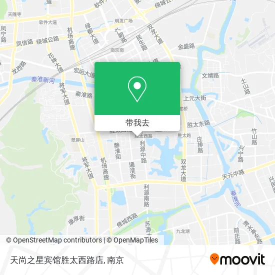 天尚之星宾馆胜太西路店地图