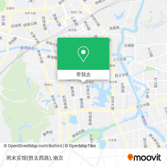 周末宾馆(胜太西路)地图