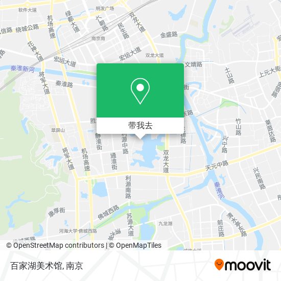 百家湖美术馆地图