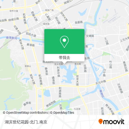 湖滨世纪花园-北门地图