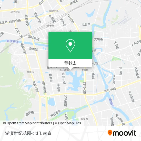 湖滨世纪花园-北门地图