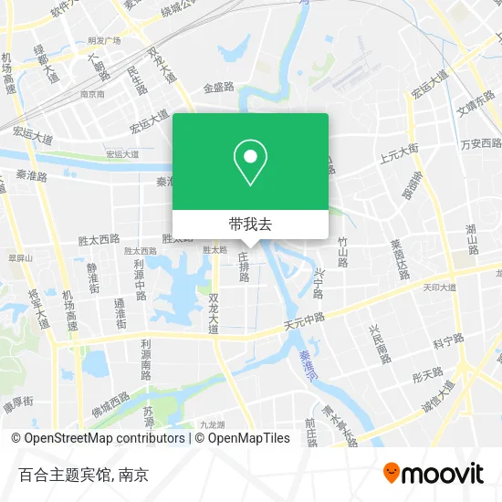 百合主题宾馆地图