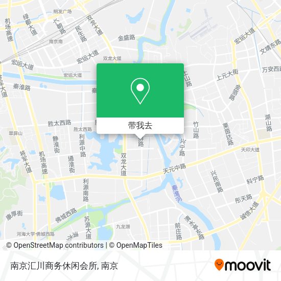 南京汇川商务休闲会所地图