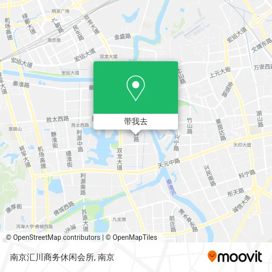 南京汇川商务休闲会所地图