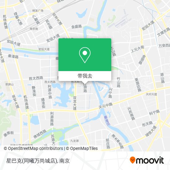 星巴克(同曦万尚城店)地图