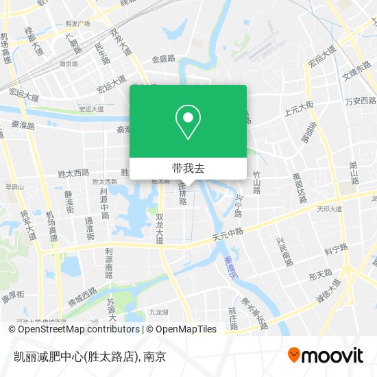 凯丽减肥中心(胜太路店)地图