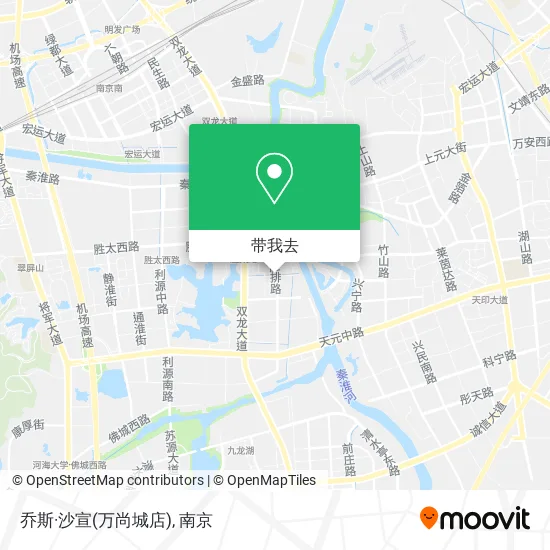 乔斯·沙宣(万尚城店)地图