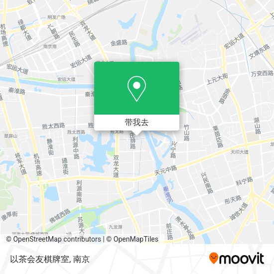 以茶会友棋牌室地图