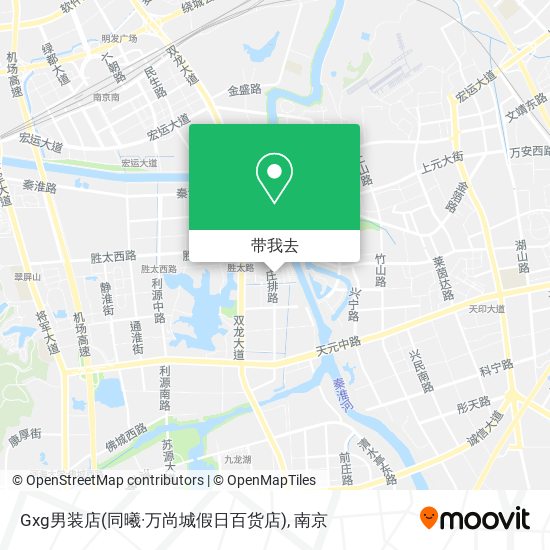 Gxg男装店(同曦·万尚城假日百货店)地图