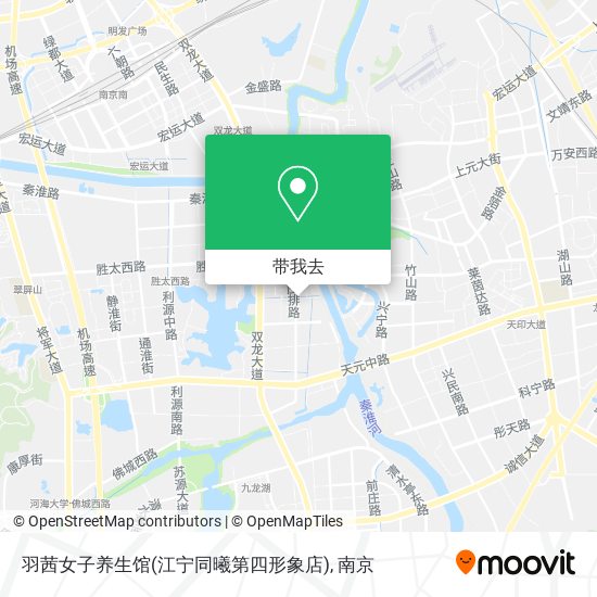 羽茜女子养生馆(江宁同曦第四形象店)地图