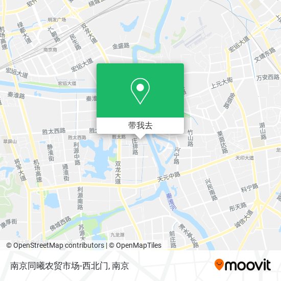 南京同曦农贸市场-西北门地图