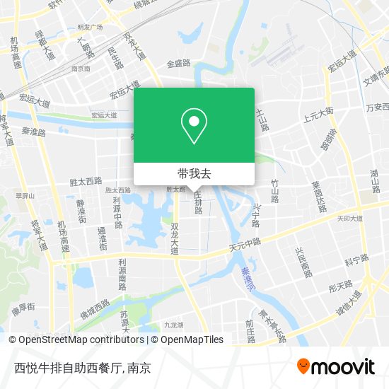 西悦牛排自助西餐厅地图