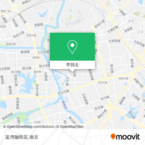 蓝湾咖啡店地图