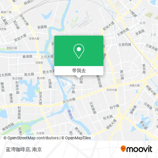 蓝湾咖啡店地图