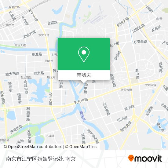 南京市江宁区婚姻登记处地图