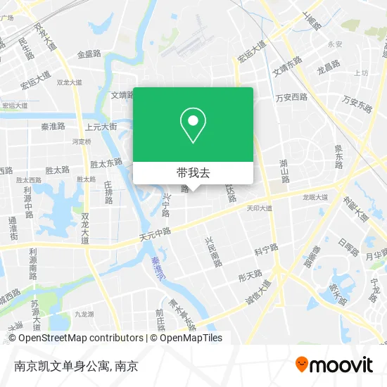 南京凯文单身公寓地图