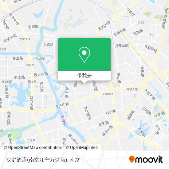 汉庭酒店(南京江宁万达店)地图