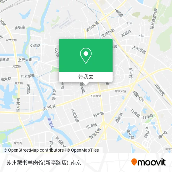 苏州藏书羊肉馆(新亭路店)地图