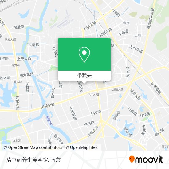 清中药养生美容馆地图