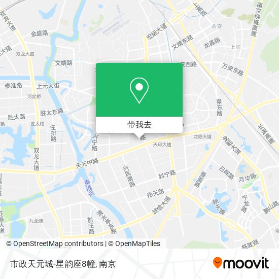 市政天元城-星韵座8幢地图