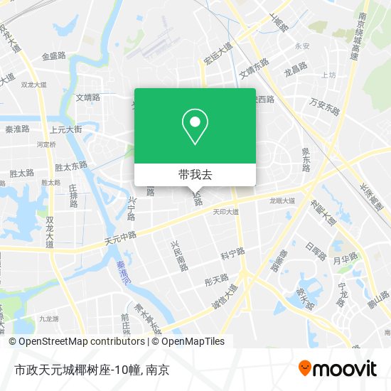 市政天元城椰树座-10幢地图