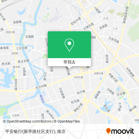 平安银行(新亭路社区支行)地图