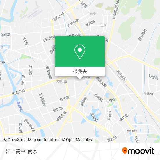 江宁高中地图