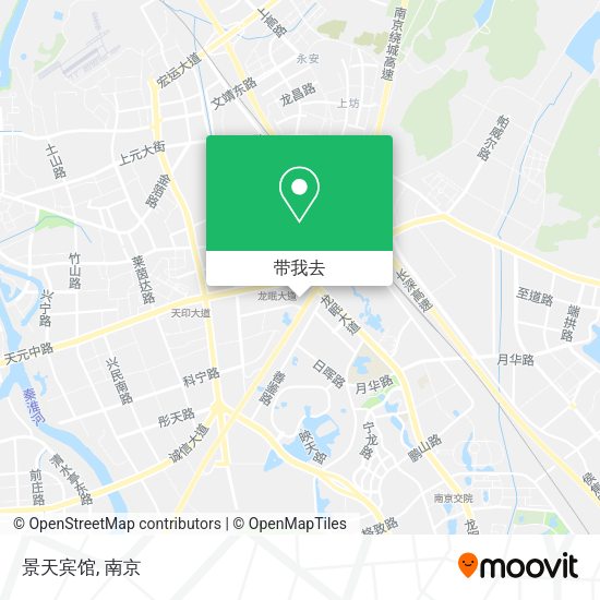 景天宾馆地图