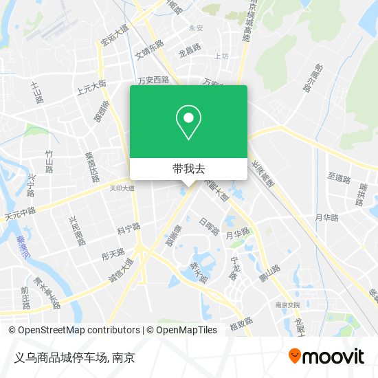 义乌商品城停车场地图