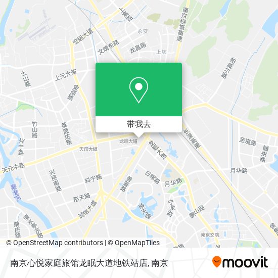 南京心悦家庭旅馆龙眠大道地铁站店地图