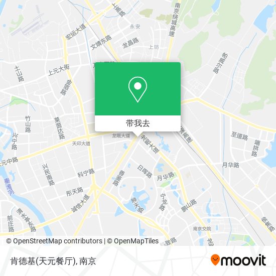 肯德基(天元餐厅)地图