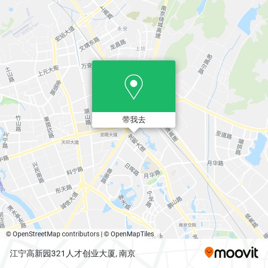 江宁高新园321人才创业大厦地图