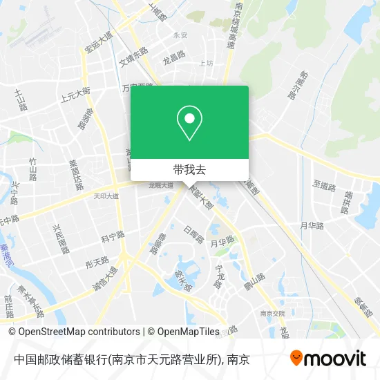 中国邮政储蓄银行(南京市天元路营业所)地图