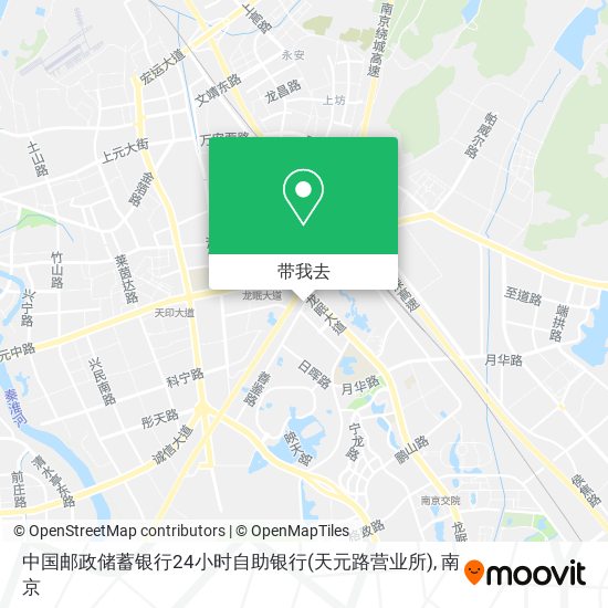 中国邮政储蓄银行24小时自助银行(天元路营业所)地图
