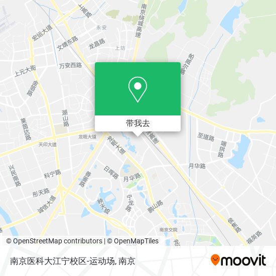 南京医科大江宁校区-运动场地图
